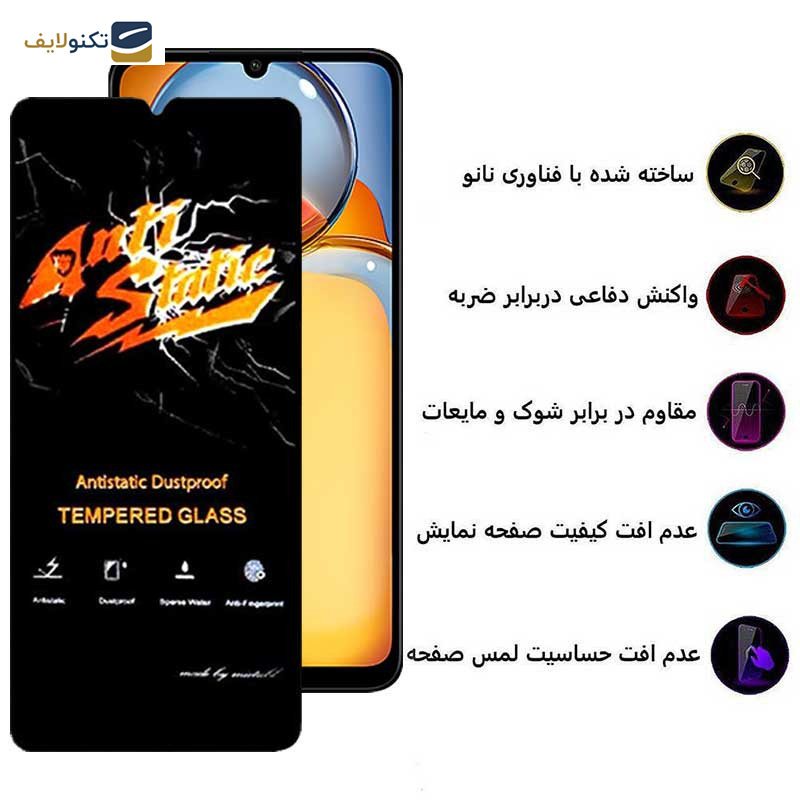 محافظ صفحه نمایش اپیکوی مدل Antistatic Dustproof مناسب برای گوشی موبایل شیائومی Redmi 13C 4G / Poco C65 - Epicoy Antistatic Dustproof Screen Protector For Xiaomi Redmi 13C 4G / Poco C65